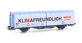 Hobbytrain H45102 - H0 - Schiebewandwagen Migros, SBB, Ep. VI